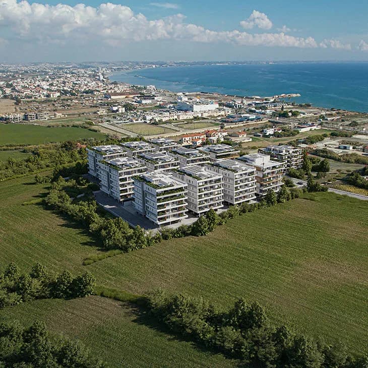 Luna Residences seen from the air